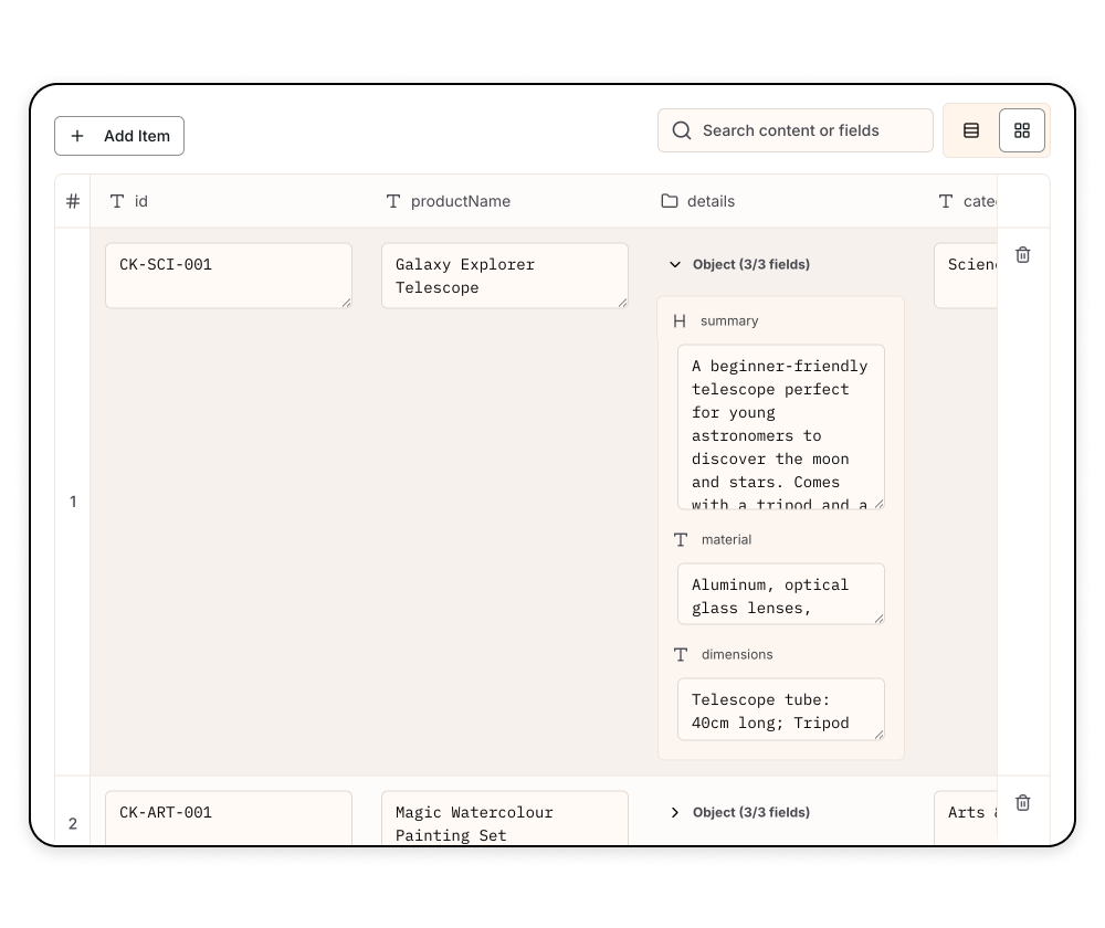 CMSJSON: The Missing Interface for your JSON Files